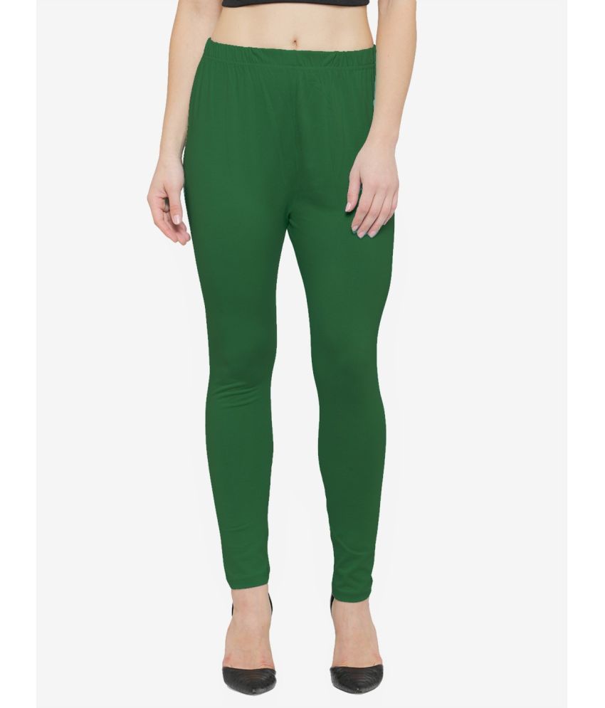     			N-Gal - Green Cotton Women's Leggings ( Pack of 1 )