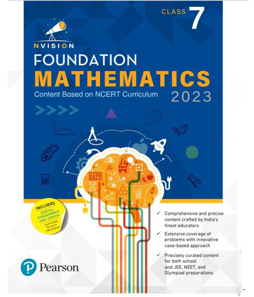     			Nvision Foundation Mathematics Class 7, Based on NCERT Curriculum 2023, Includes Digital Assessment & Video
