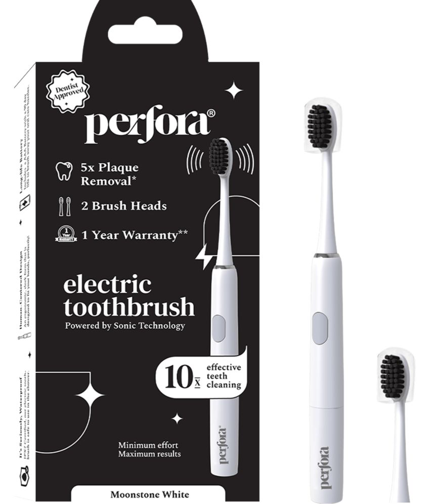     			Perfora Electric Toothbrush Moonstone White