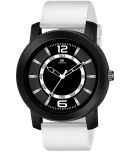 IIK COLLECTION - White Silicon Analog Men's Watch