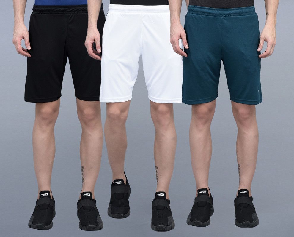     			Force NXT - Multicolor Cotton Blend Men's Shorts ( Pack of 3 )