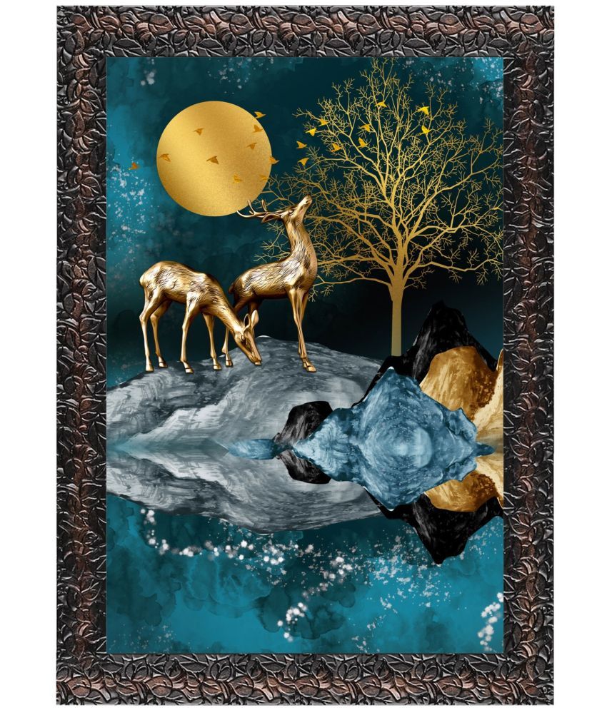     			Indianara Animal Painting With Frame