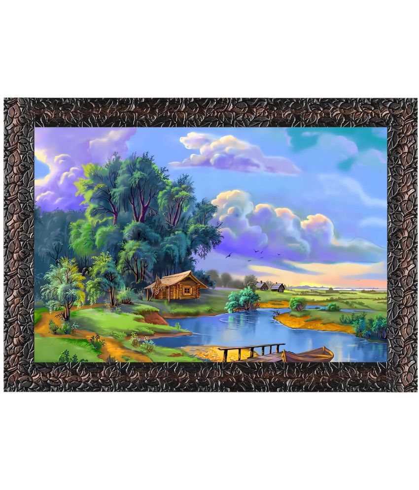     			Indianara Landscape Painting With Frame