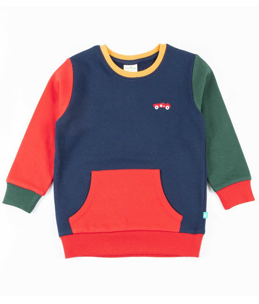     			Juscubs - Navy Blue Cotton Boys Sweatshirt ( Pack of 1 )