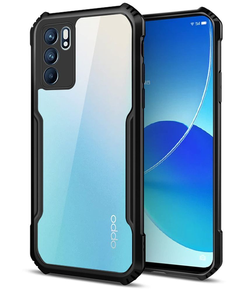     			NBOX - Bumper Cases Compatible For Rubber Oppo Reno 6 5G ( Pack of 1 )