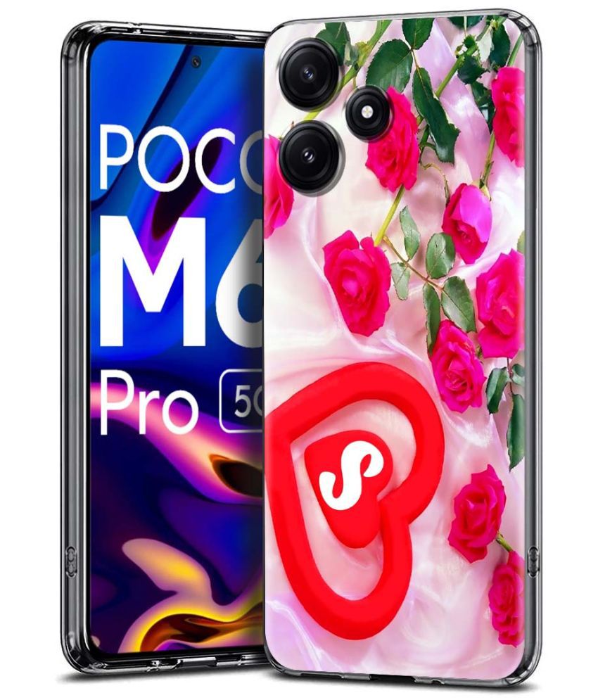     			NBOX - Multicolor Printed Back Cover Silicon Compatible For Poco M6 Pro ( Pack of 1 )