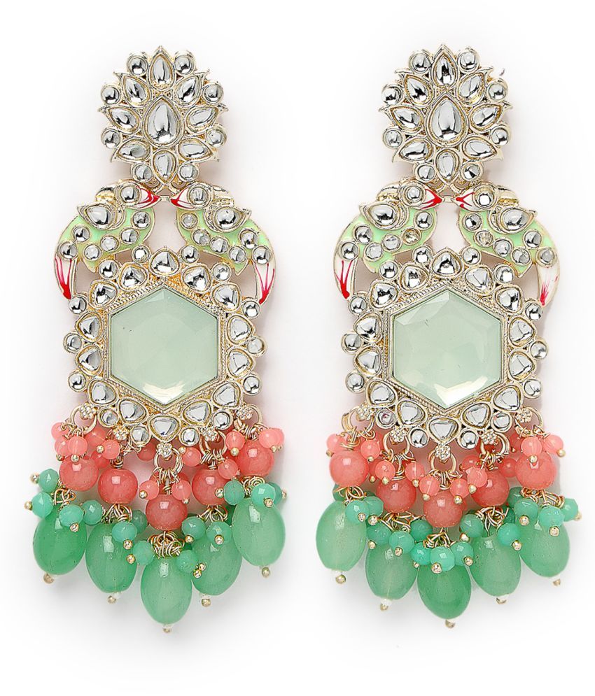     			Studio Sukkhi - Multi Color Drop Earrings ( Pack of 1 )