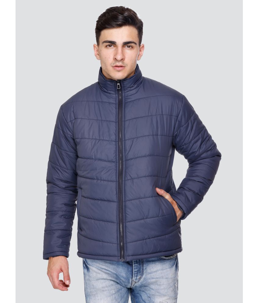     			Trooika Polyester Men's Puffer Jacket - Navy Blue ( Pack of 1 )