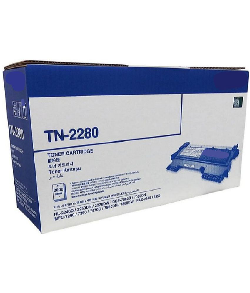     			ID CARTRIDGE TN 2280 Black Single Cartridge for For Use HL-2250DN,HL-2240D,DCP-7060D,DCP-7065DN,MFC-7360,MFC-7860DW,FAX-2840,2950