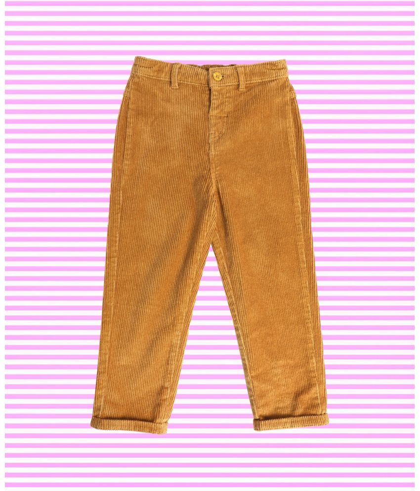     			MINI KLUB Pack of 1 Boys Cotton Pants ( Brown )