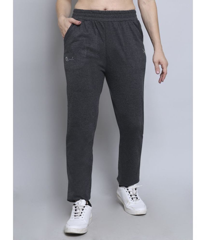     			N-Gal - Grey Cotton Women's Running Trackpants ( Pack of 1 )