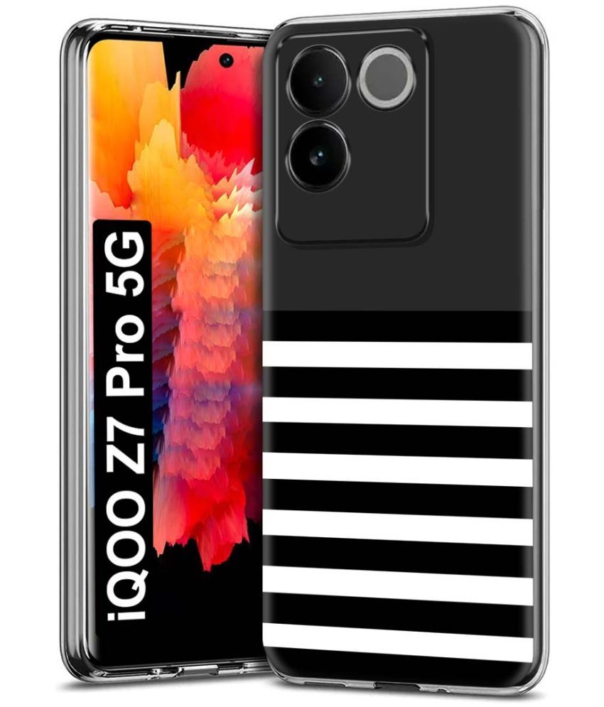     			NBOX - Multicolor Printed Back Cover Silicon Compatible For iQOO Z7 Pro 5G ( Pack of 1 )