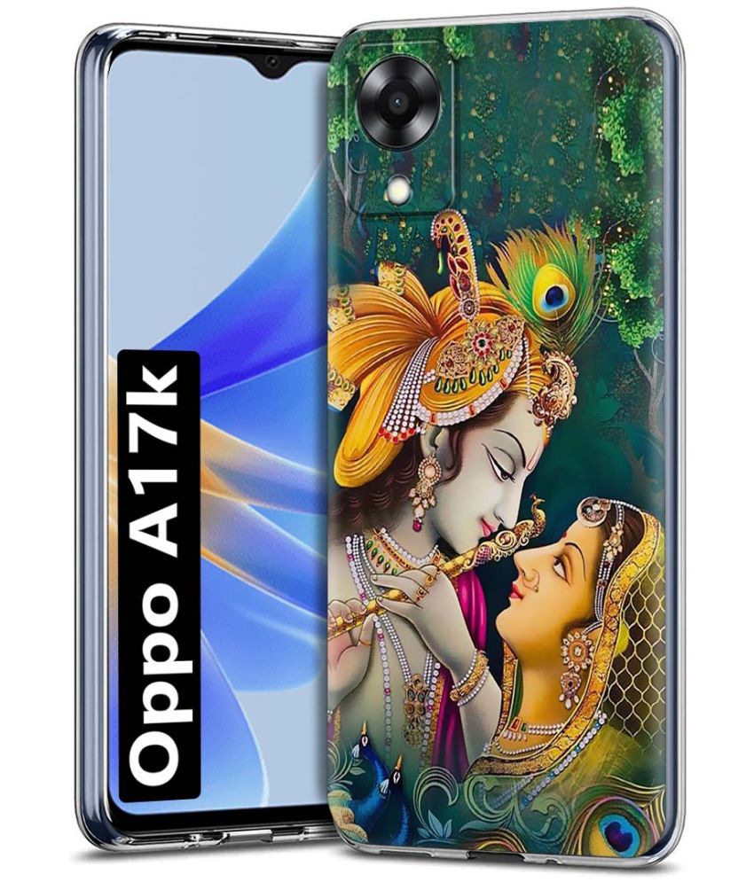     			NBOX - Multicolor Printed Back Cover Silicon Compatible For Oppo A17K ( Pack of 1 )