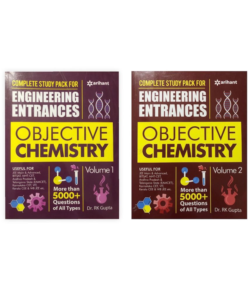     			Objective Chemistry Volume 1 & 2 For Engineering Entrances (More Than 5000+ Question Of All Types) SET OF 2 BOOK