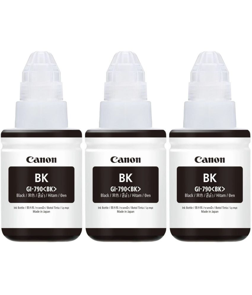     			TEQUO 790 INK For G2012 Black Pack of 3 Cartridge for GI-790 INK Printers G1000,G1010,G1100,G2000,G2002,G2010,G2012,G2100,G3000,G3010,G3012,G3100