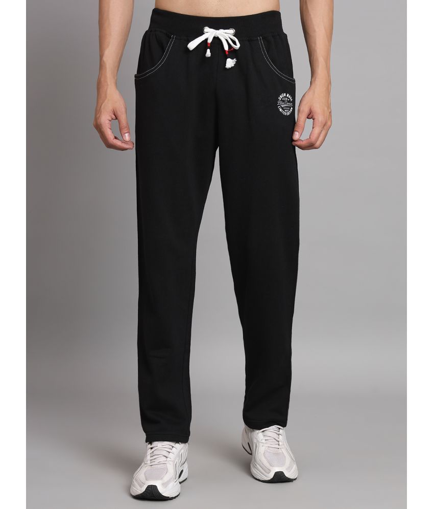     			renuovo Black Cotton Blend Men's Trackpants ( Pack of 1 )