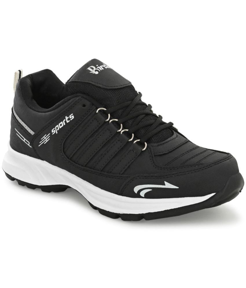     			Birde - Black Men's Sports Running Shoes