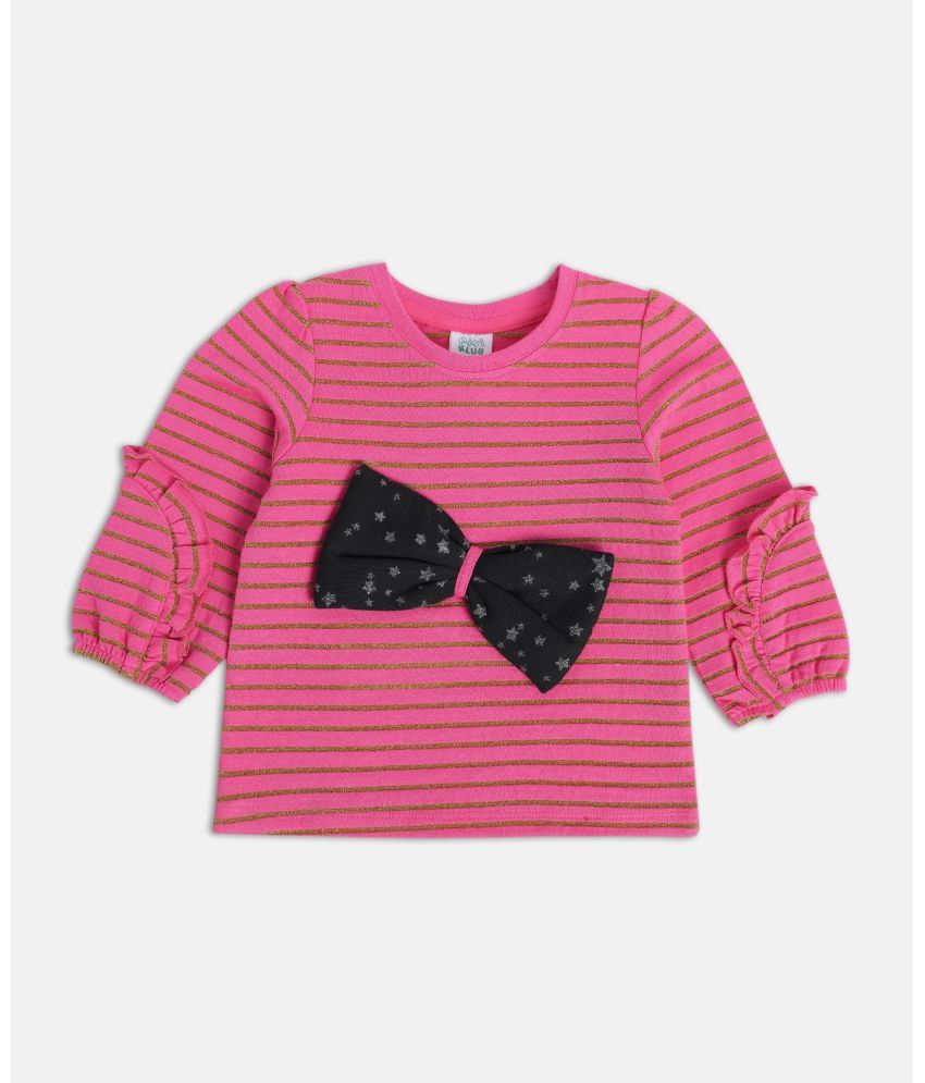     			MINI KLUB Pink Baby Girl Top ( Pack of 1 )