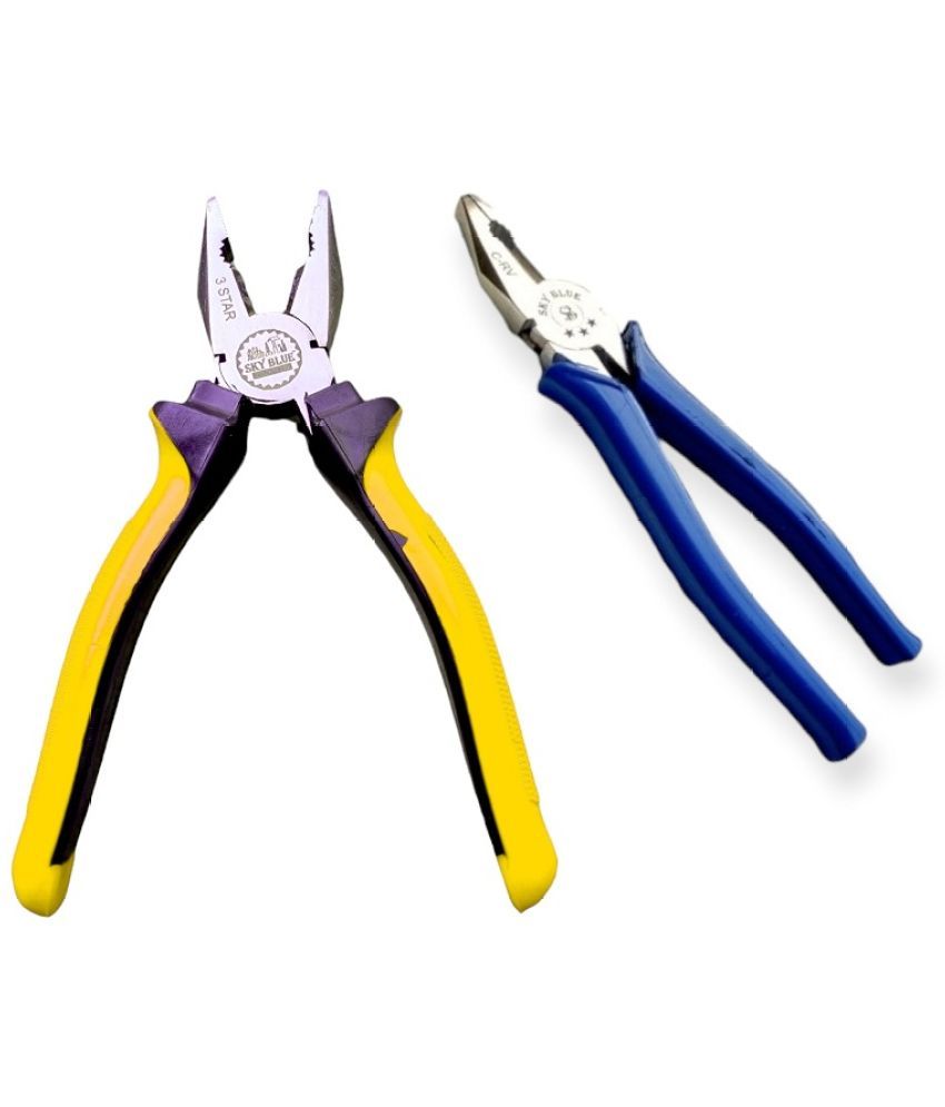     			Sky Blue Combination Hand Tool's Multipurpose Professional Home & Office Used Tool's Kit  ( 2 Piece )