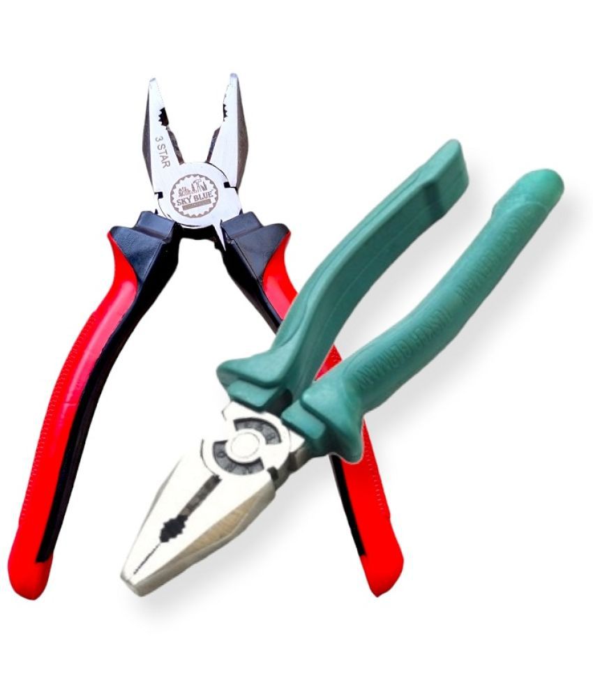     			Sky Blue Combination Hand Tool's Multipurpose Professional Home & Office Used Tool's Kit  ( 2 Piece )