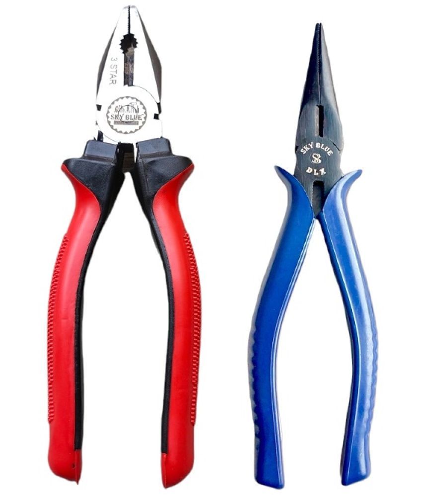     			Sky Blue Combination Hand Tool's Multipurpose Professional Home & Office Used Tool's Kit  ( 2 Piece )