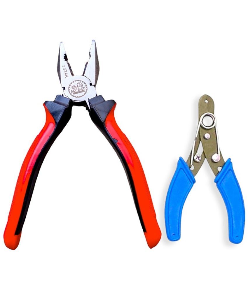     			Sky Blue Combination Hand Tool's Multipurpose Professional Home & Office Used Tool's Kit  ( 2 Piece )