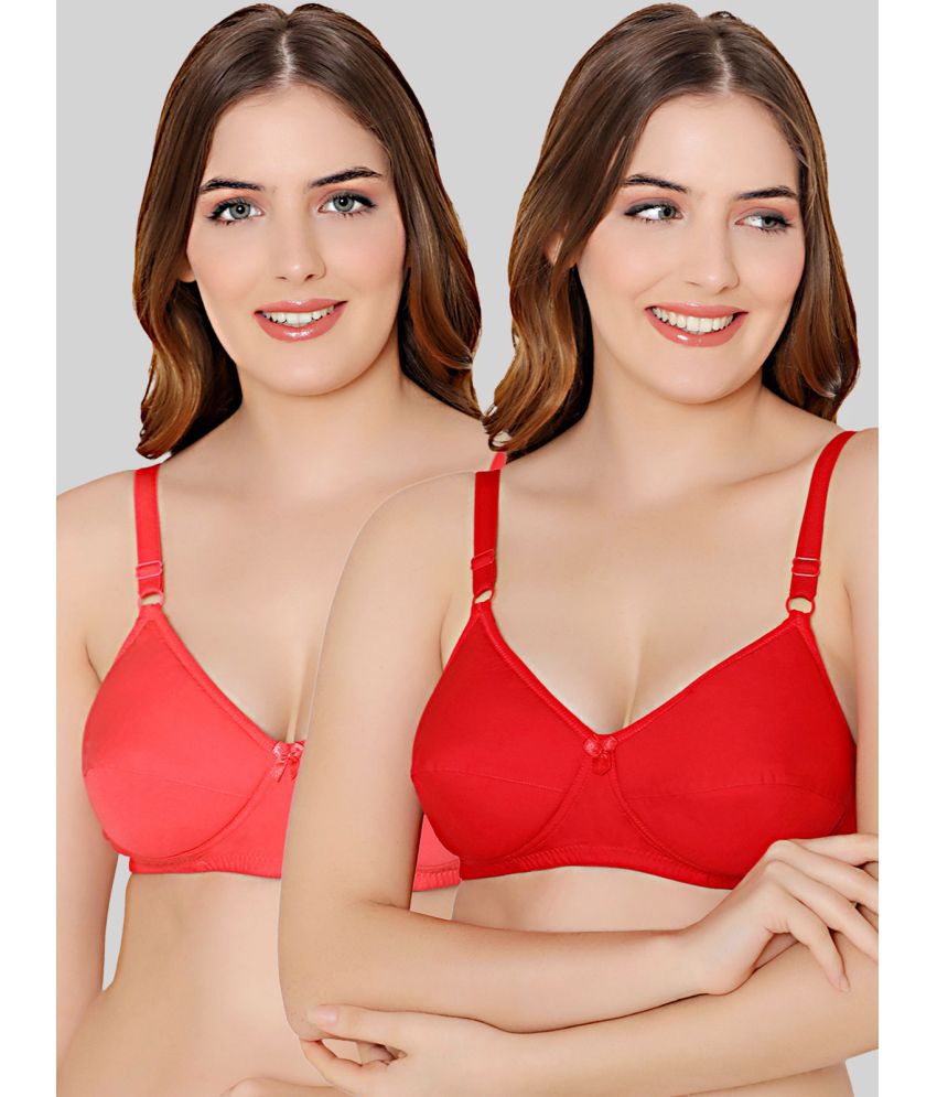     			Bodycare Coral Cotton Heavily Padded Women's Everyday Bra ( Pack of 2 )