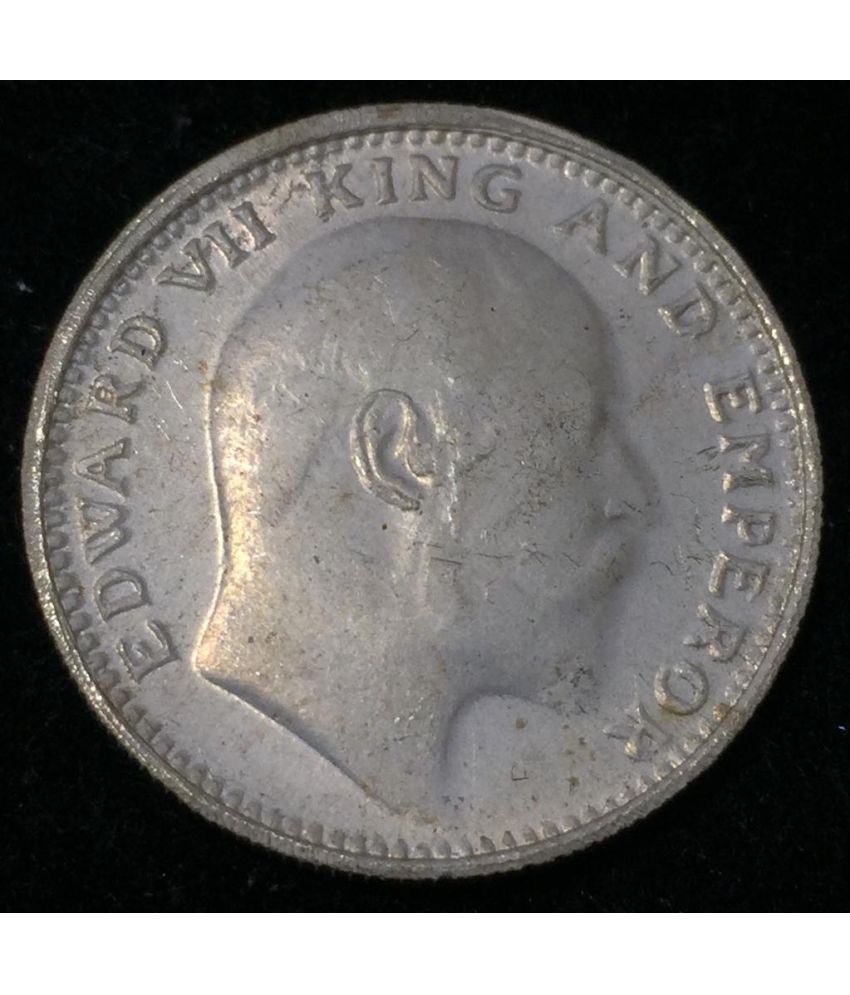     			Edward 1905 British India Half Rupees Coin