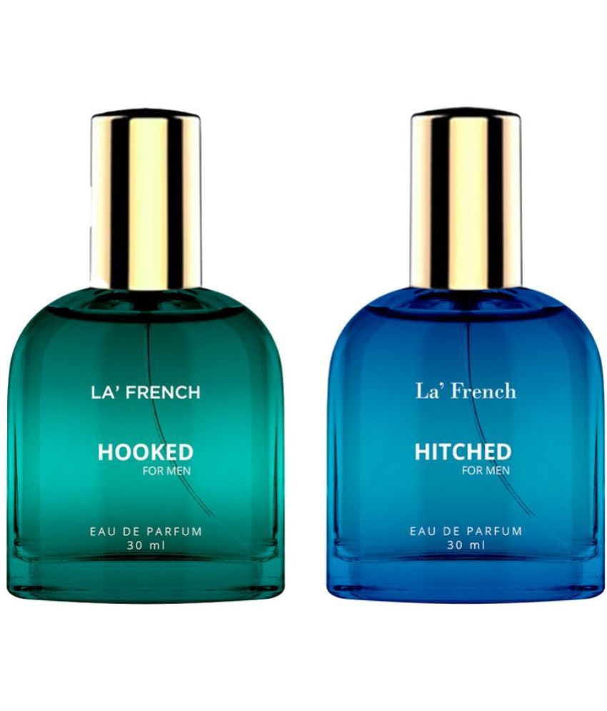     			LA FRENCH -  Hooked & Hiched Eau De Parfum (EDP) For Unisex  60ml  ( Pack of 2 )