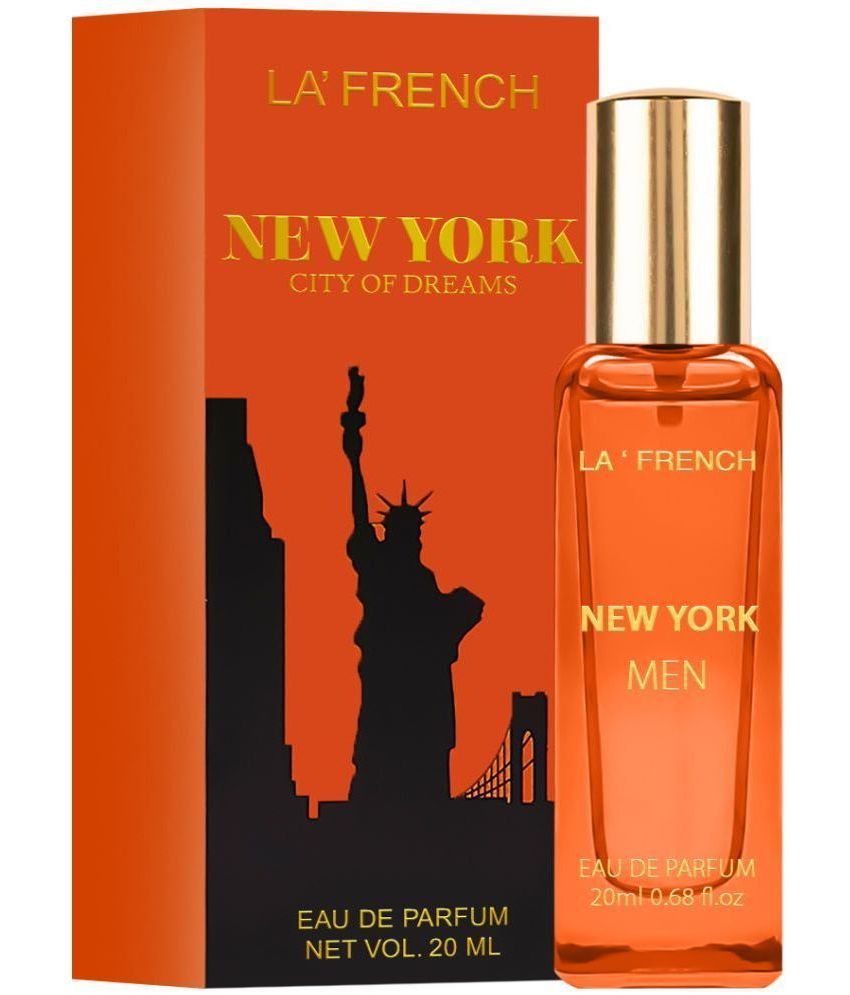     			LA FRENCH - New York City of Dreams Eau De Parfum (EDP) For Men 20ml ( Pack of 1 )