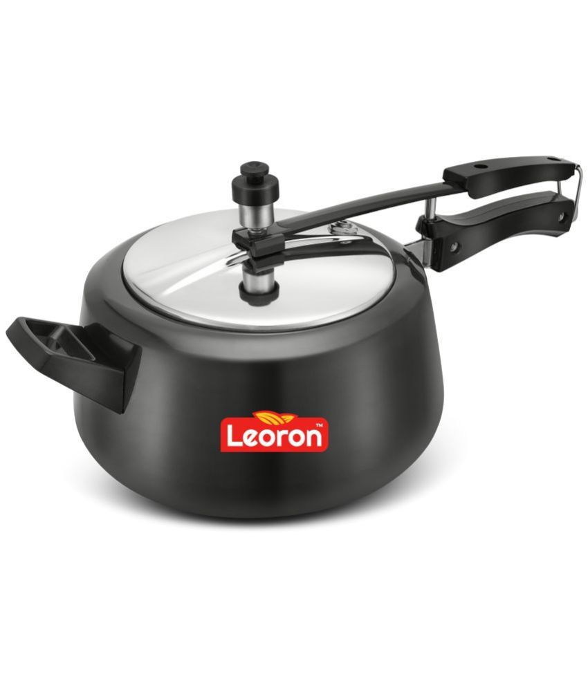     			LEORON HANDI 5 L Hard Anodized InnerLid Pressure Cooker With Induction Base