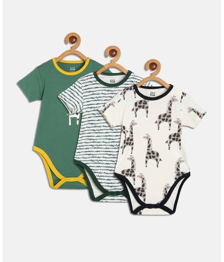     			MINI KLUB - Multicolor Cotton Bodysuit For Baby Boy ( Pack of 1 )