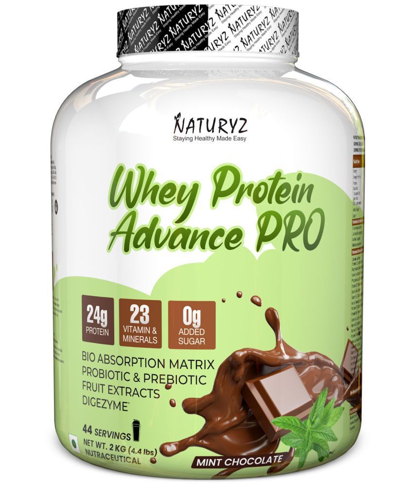     			NATURYZ 100% Advance Pro Whey Protein with Probiotics Digezyme for better absorption, 2 Kg
