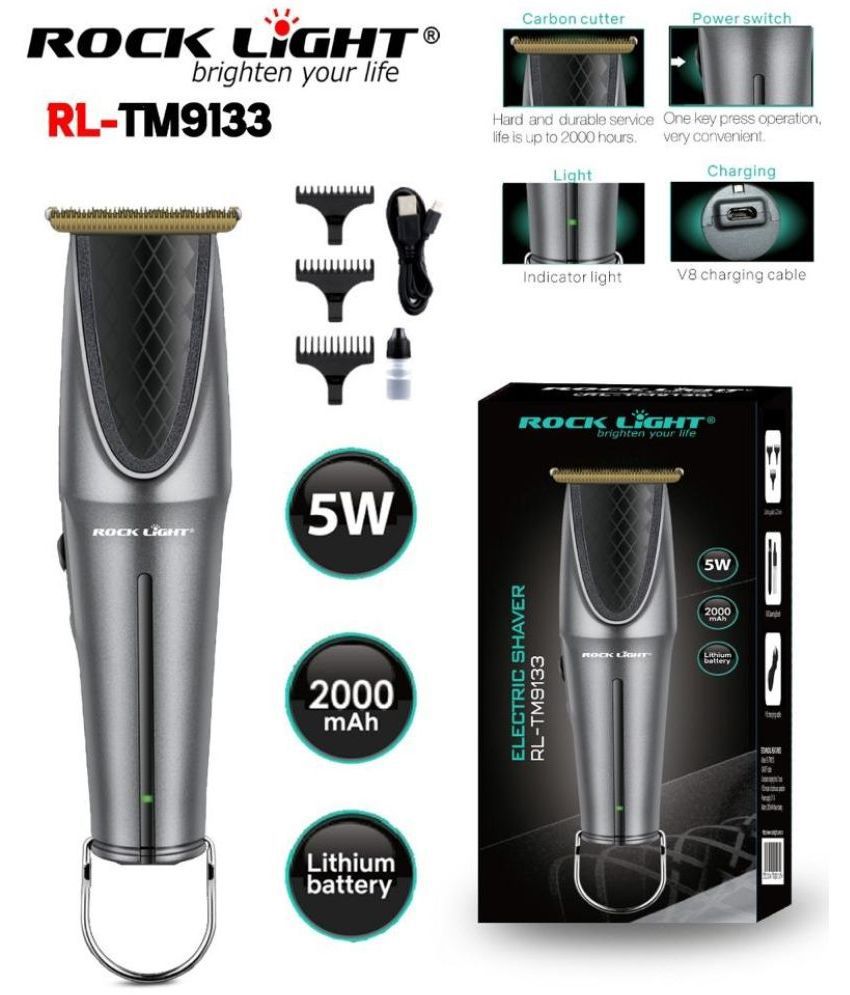     			Rock Light Professional Multicolor Cordless Clipper With 60 minutes Runtime
