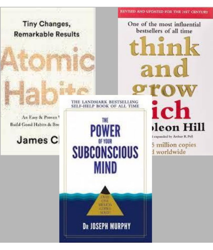     			Atomic Habits + Think and Grow Rich + The Power of your Subconscious