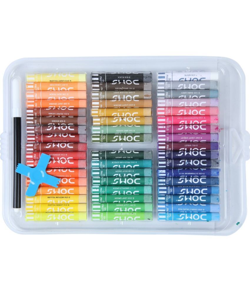     			DOMS Non Toxic 9mm Oil Pastel Set in Plastic Case (Multicolor)