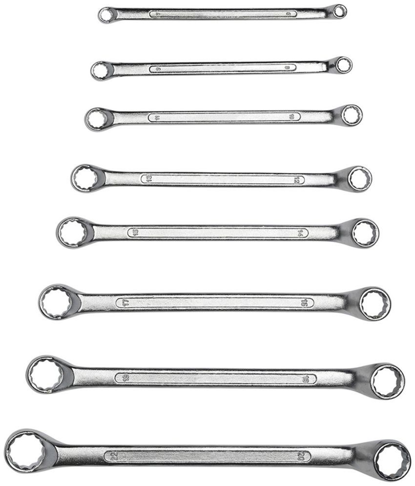     			"Double Sided Ring Spanner Size: 6-20 & 22 Ring Spanner Set of 8 Pc