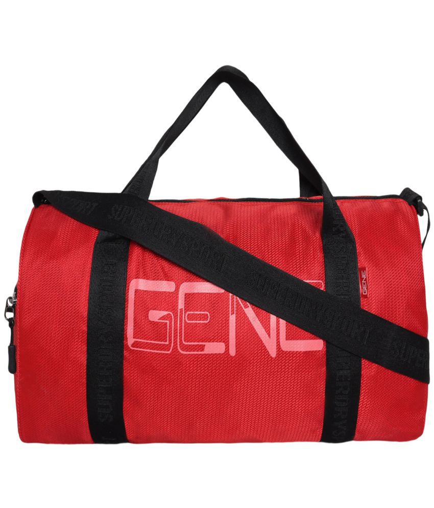     			Gene Polyester Red 18 Ltrs Gym Bag