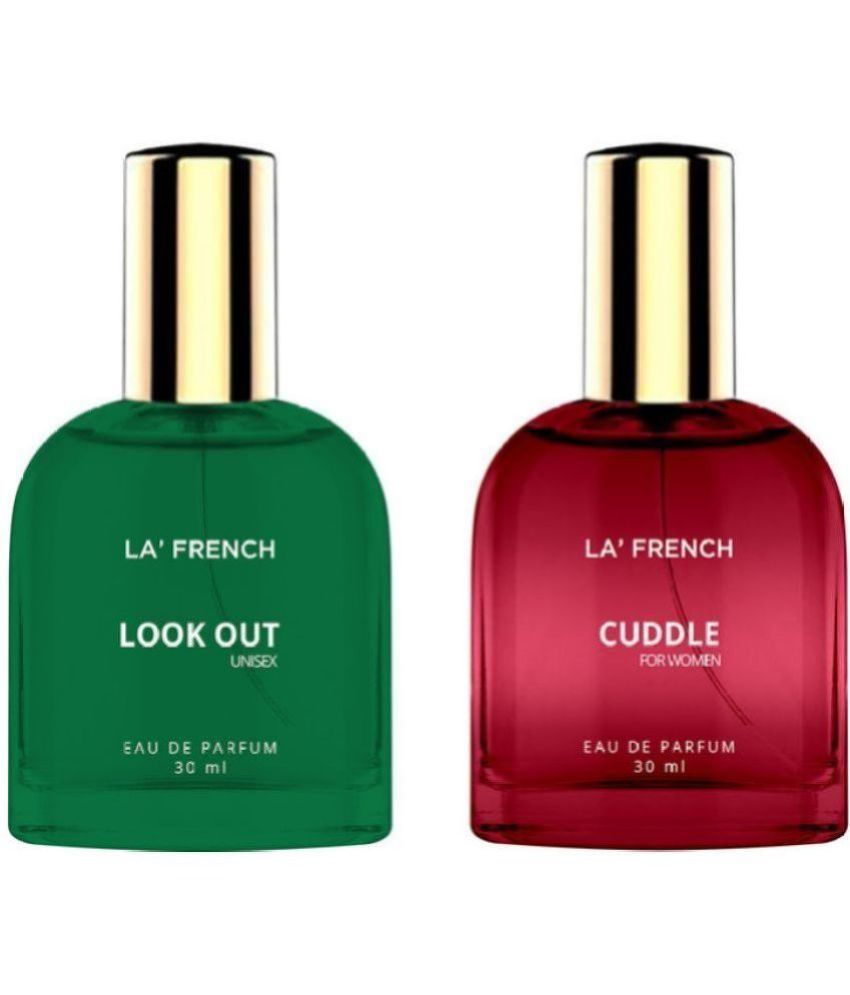     			LA FRENCH -  Look Out & Cuddle Eau De Parfum (EDP) For Unisex  60ml  ( Pack of 2 )