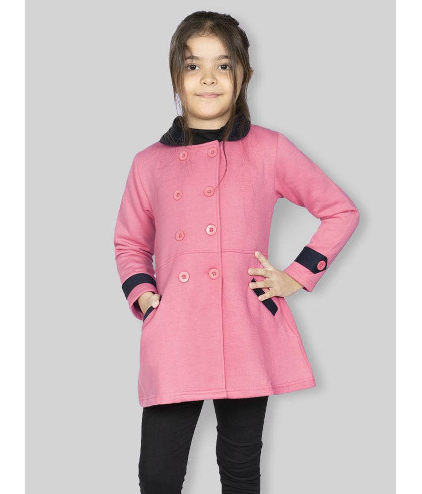     			Naughty Ninos Pink Fleece Girl's Coats ( Pack of 1 )