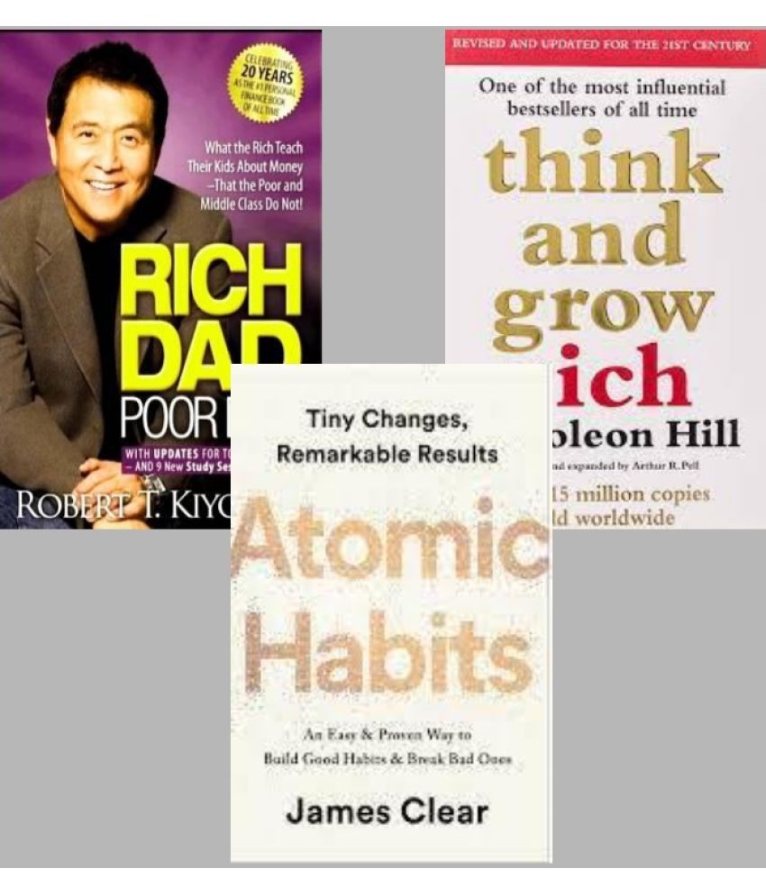     			Rich Dad Poor Dad + Think and Grow Rich + Atomic Habits