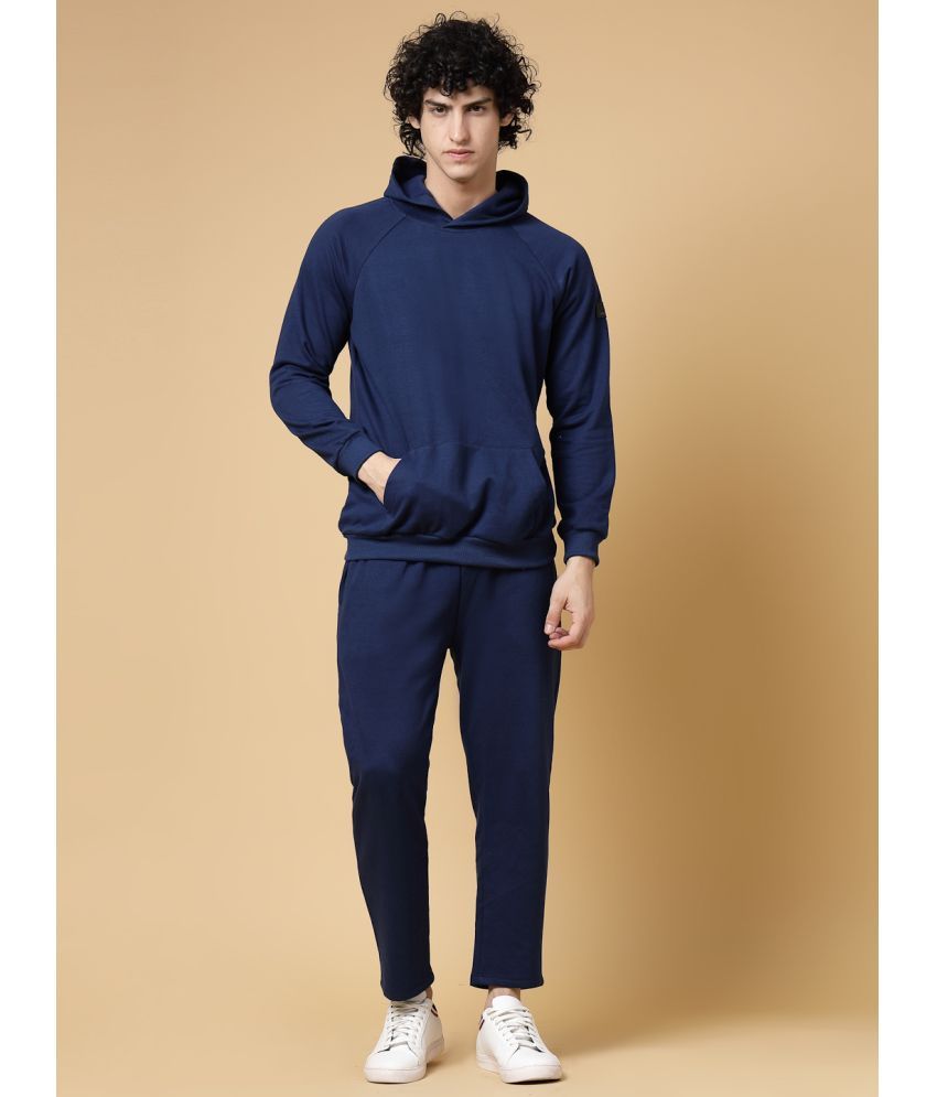     			Rigo - Blue Fleece Regular Fit Men's Tracksuit ( Pack of 1 )