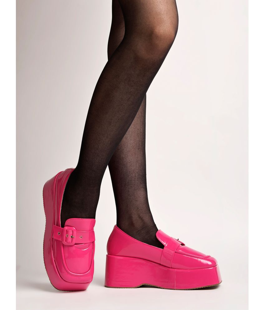     			Shoetopia Pink Women's Pumps Heels