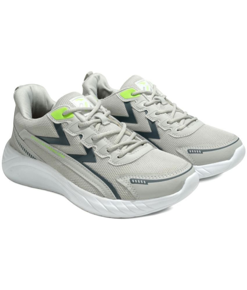     			ASIAN Light Grey Men's Sports Running Shoes