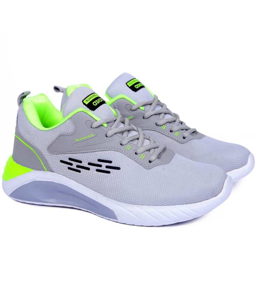     			ASIAN - Light Grey Men's Sports Running Shoes