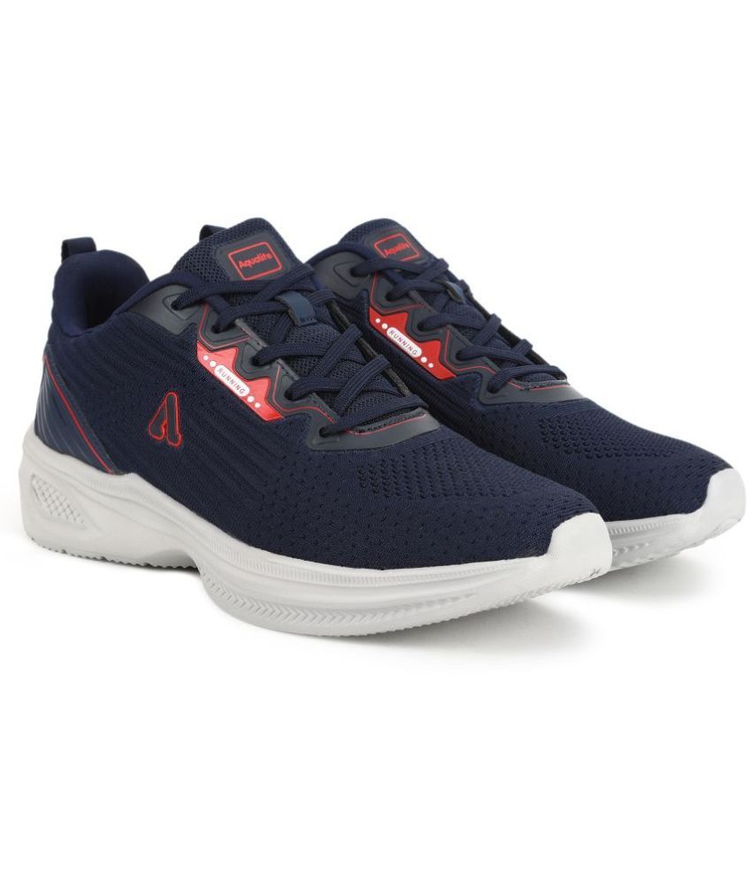     			Aqualite Navy Men's Sports Running Shoes