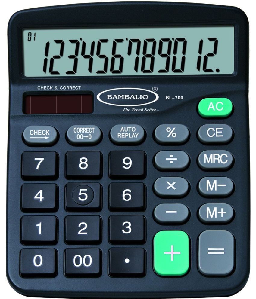     			Bambalio Calculator BL-700 Black