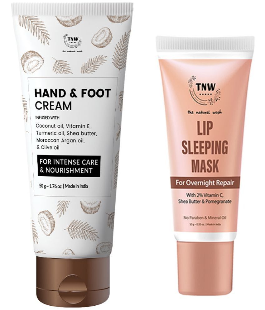     			Combo of 2- Hand And Foot Cream 50gm + Lip Sleeping Mask 10g