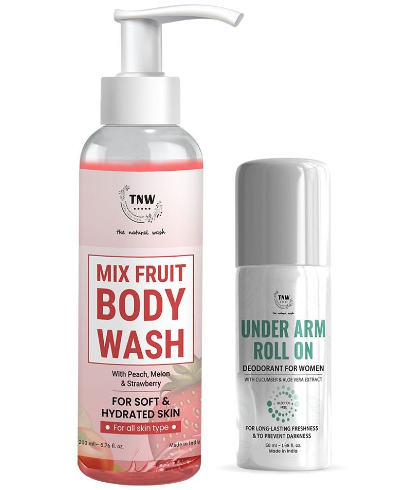     			Combo of 2- Under Arm Roll On 50ml + Mix Fruit Body Wash 200ml
