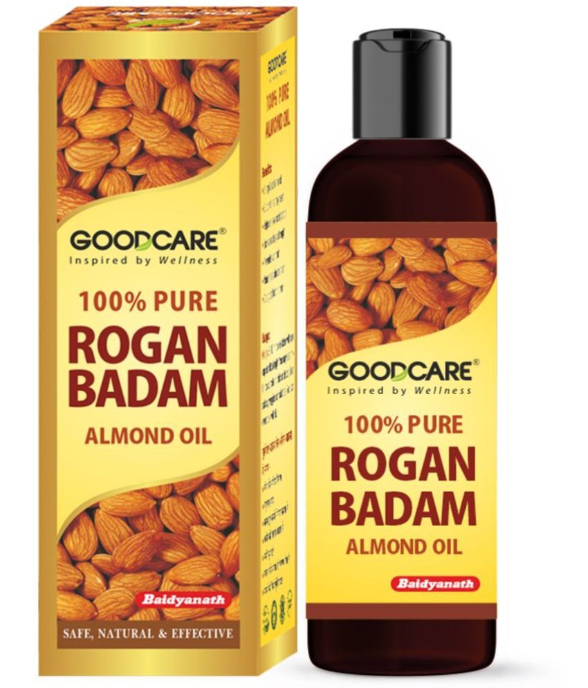     			Goodcare 100% Pure & Natural Premium Sweet Almond Oil (Rogan Badam) For Body, Skin & Hair- 200 Ml